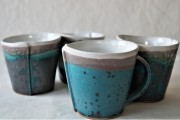 Hand Rolled Ceramic Mug - Each