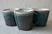 Hand Rolled Ceramic Mug - Each