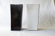 Pair of Rectangular Vases